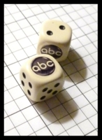Dice : Dice - My Designs - Logo Media ABC 1 Pair - Aug 2012